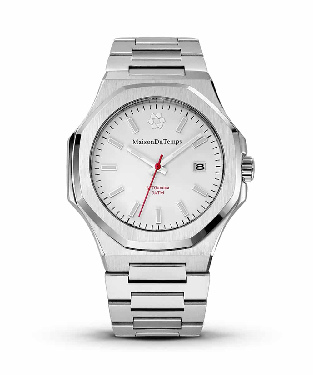 MONTRE MAISON DU TEMPS MTGAMMA BLANC ACIER