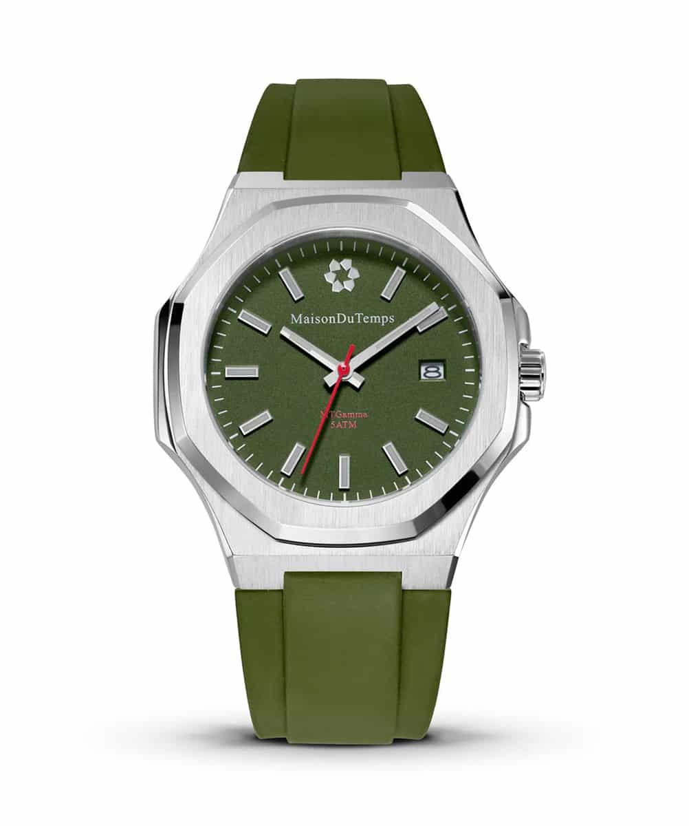 MONTRE MAISON DU TEMPS MTGAMMA KAKI SILICONE KAKI