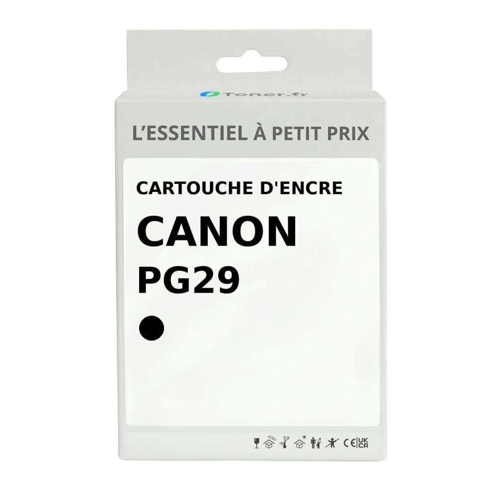 Cartouche d'encre compatible Canon PGI29 Noir mat