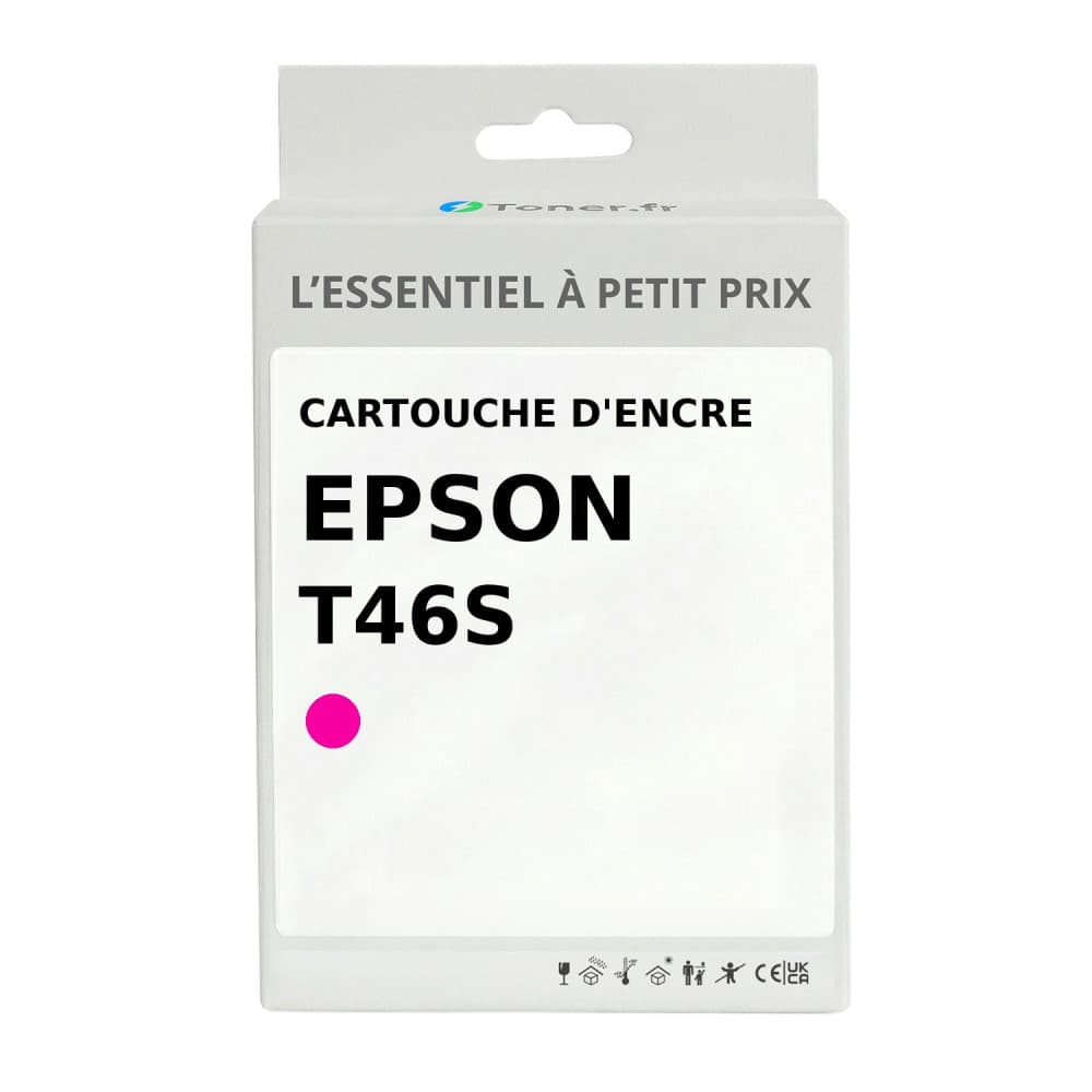 Cartouche d'encre compatible Epson T46S Magenta