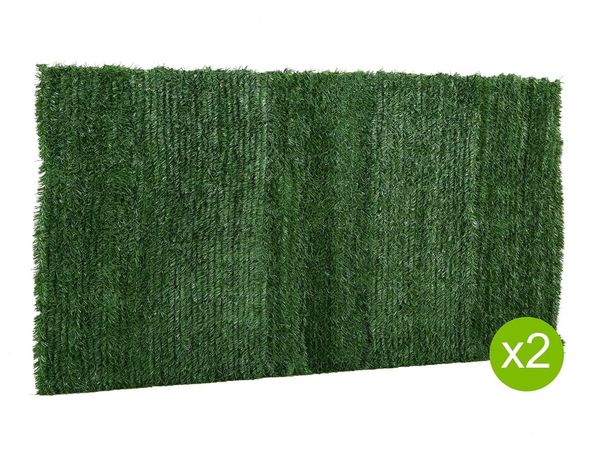 Lot de 2 Haies artificielles - 200 x 300 cm