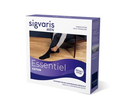 Sigvaris Men Essentiel Coton 2 Bas Autofix XLN 1 Paire